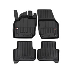 Tappetini per auto Proline 3D compatibili con Volkswagen Tiguan III dal 2024 in poi su misura in gomma | Tipo Auto: SUV | Set di tappetini premium | Materiale TPE durevole | Bordi più alti